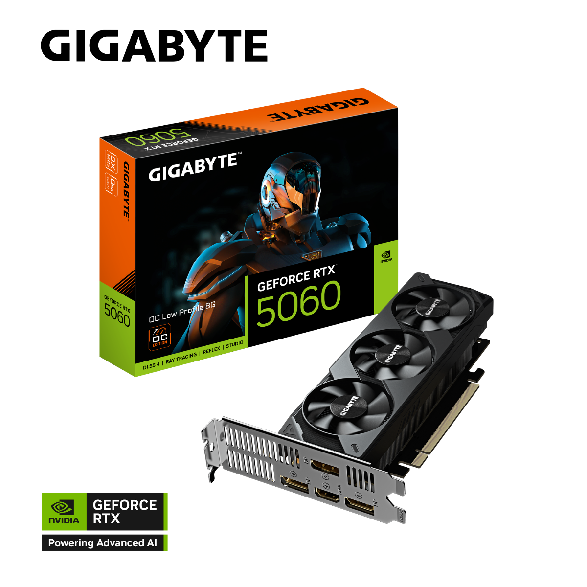 Gigabyte GV-N5060OC-8GL GeForce RTX 5060 8GB GDDR7 PCI Express 5.0