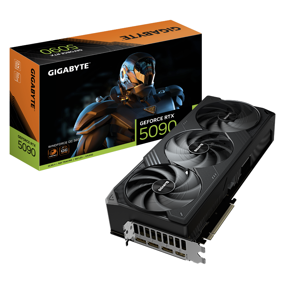Gigabyte GV-N5090WF3OC-32GD GeForce RTX 5090 WINDFORCE OC 32GB