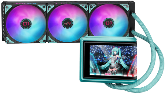 ASUS ROG RYUO IV 360 ARGB Hatsune Miku Edition with curved 6.67
