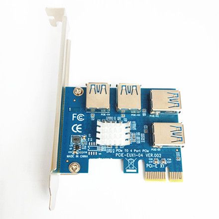 YABOANG Scheda Riser Splitter da 1 a 6 slot PCIE xpress 16X, adattatore PCI- E 1X a scheda moltiplicatrice esterna 6 USB 3.0 per l'estrazione di GPU BTC Miner/Minatore GPU/Minatore ASIC YABOANG Scheda Riser Splitter da 1 a 6 slot PCIE xpress 16X, adattatore PCI- E 1X a scheda moltiplicatrice esterna 6 USB 3.0 per l'estrazione di GPU BTC Miner/Minatore GPU/Minatore ASIC
