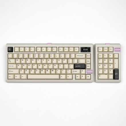 Meletrix ZOOM75 TIGA Custom Tri-mode Keyboard WS PBT Creamy