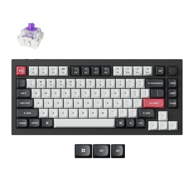 Keychron Q1H-M1 Q1 HE QMK Wireless Custom KeyboardFully Assembled