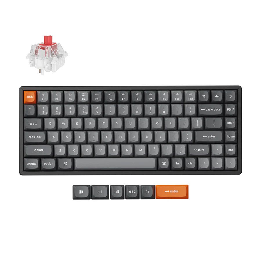 Keychron K2 Max US配列 赤軸 K2M-J1-US Keychron K2M-J1 K2 Max QMK Wireless Mechanical Keyboard Fully