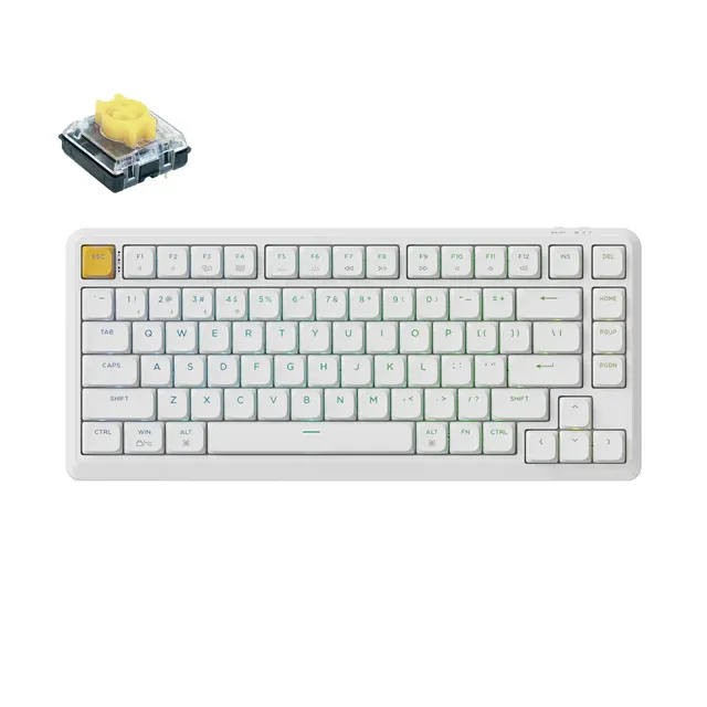Keychron KJ1-Q4 J1 QMK Wireless MechanicalKeyboard White RGB