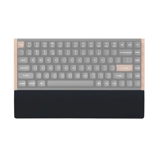 Keychron PR43 Silicone Palm Rest BlackNormal Profile for K2 / K2