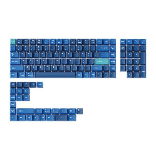 Keychron 2セット Keychron T2 OEM Dye-Sub PBT Keycaps - Ocean OEM Keycap Set C 137 Keys