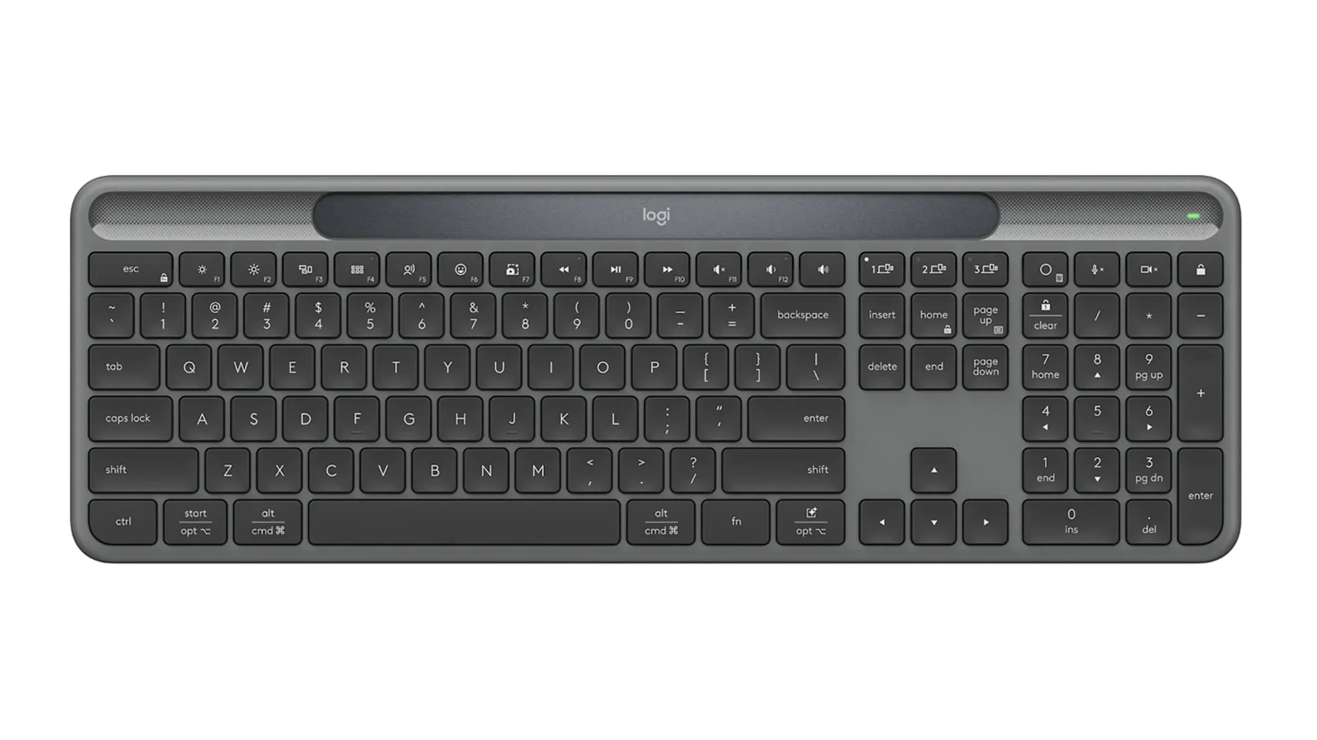 Logitech Signature Slim Solar Wireless Keyboard K980 - Thumbnail 2