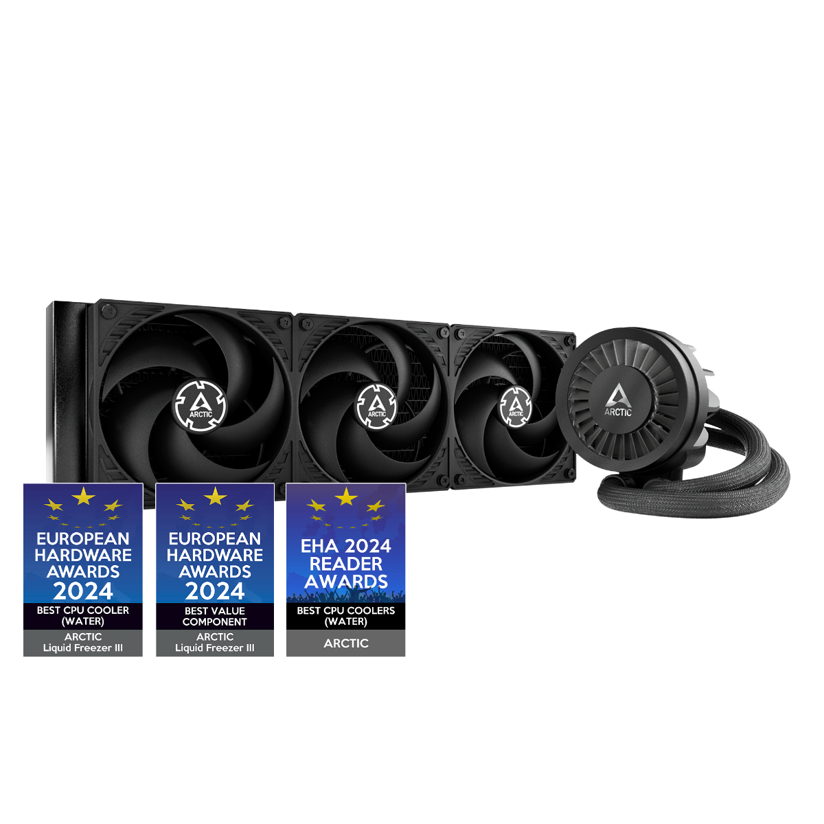 【中古】Arctic Liquid Freezer Ⅲ - 360 Arctic Cooling ACFRE00136A Liquid Freezer III 360AIO Processor