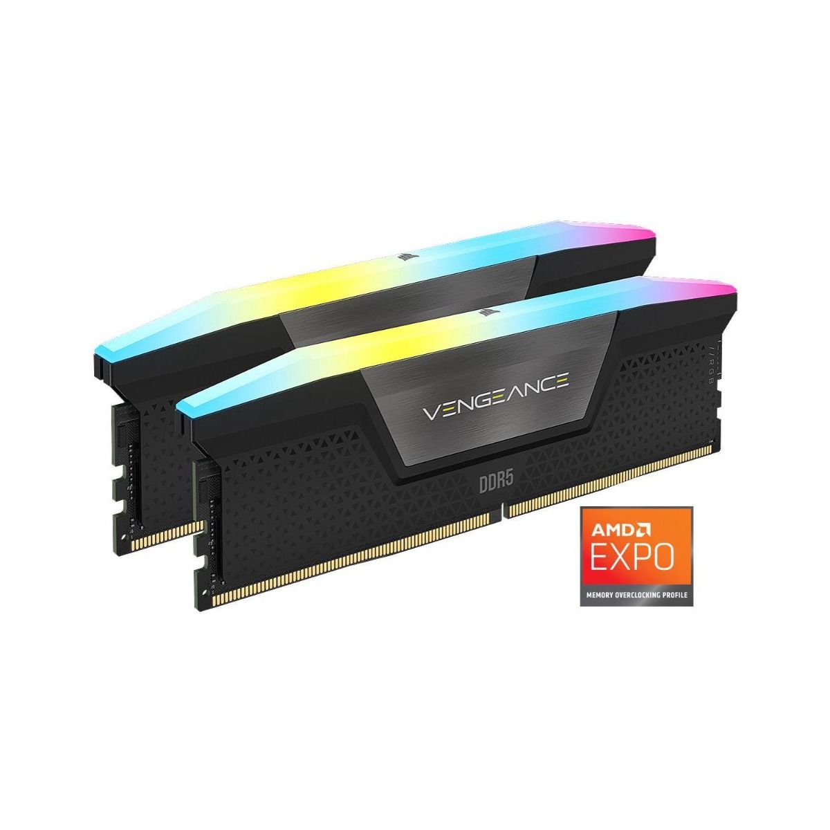 Corsair CMH32GX5M2E6000Z36 VENGEANCE RGB 32GB DDR5 Memory Kit