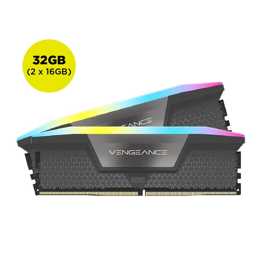 Corsair CMH32GX5M2B6400Z36 VENGEANCE RGB 32GBDDR5 6400 CL36-48-48