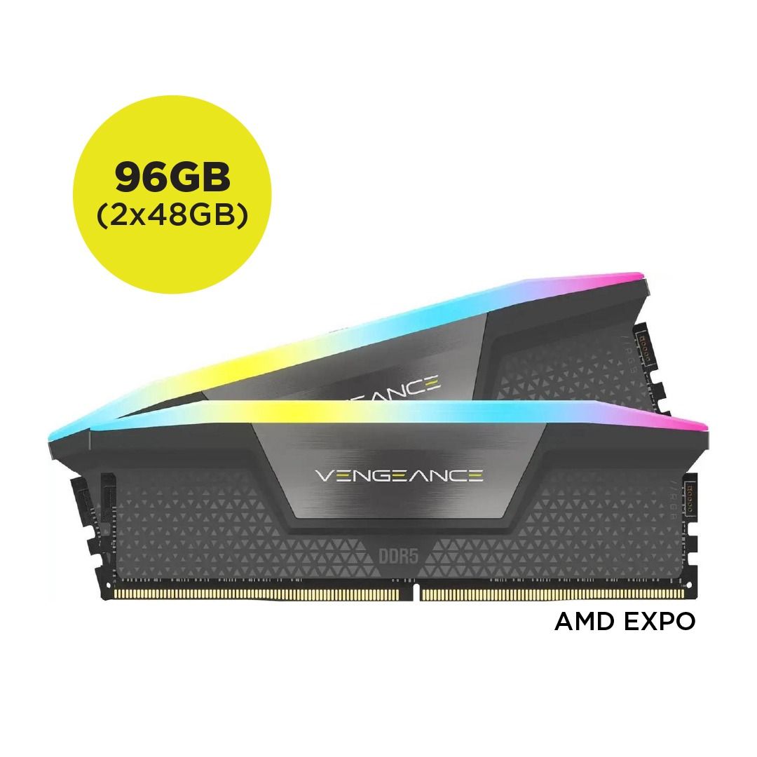自用未開封 DDR5 6800 96GB 48GBx2 CL36 TeamGroup T-Create Expert 96GB Kit (2 x 48GB) DDR5-6800 PC5-54400