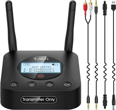Zoweetek B06TX+ 1Mii B06TX+ Long Range Bluetooth 5.2 Transmitter