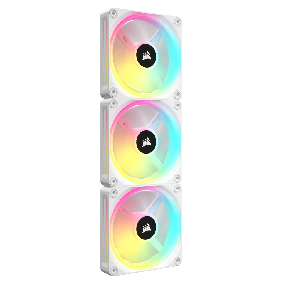 Corsair CO-9051006-WW QX120 RGB Triple White iCUE LINK 120mm PWM