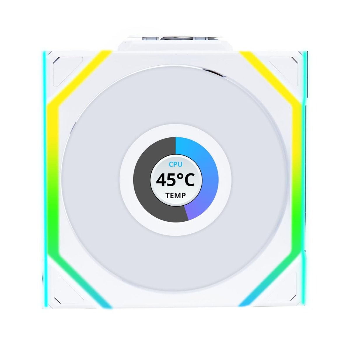 Lian Li 12RSLLCD1W1W UNI FAN SL WIRELESS RGB LCD Reverse White
