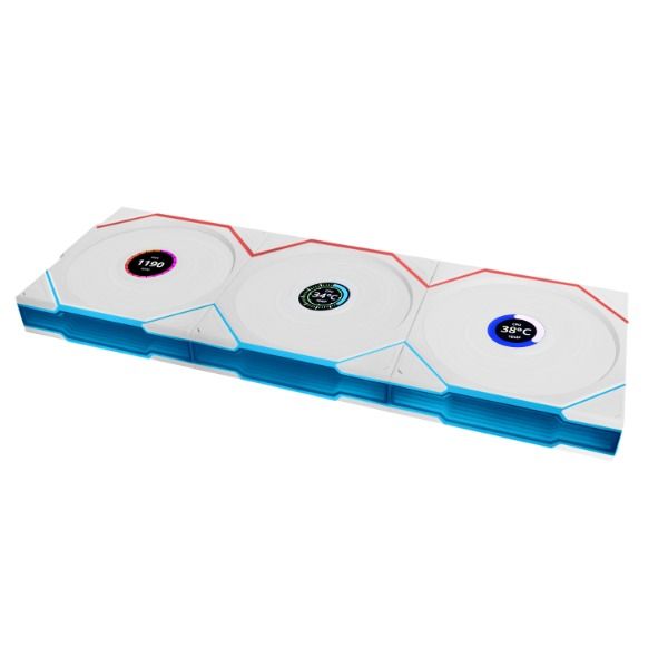 Lian Li 12RTLLCD1W3W UNI Fan TL LCD 120 Wireless Reverse Blade