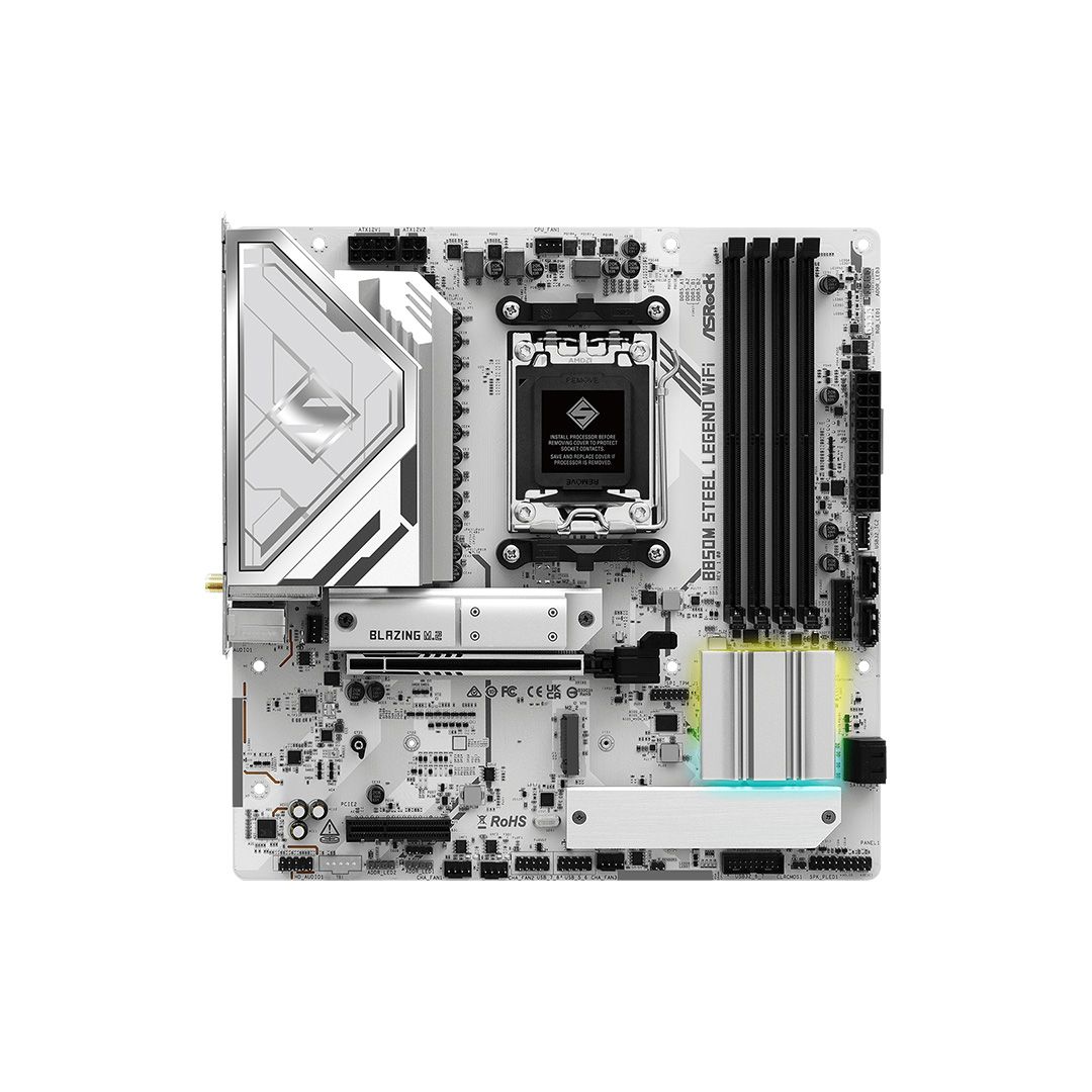 マザーボード ASRock B850M Steel Legend WiFi ASRock B850 Steel Legend WiFi ATXマザーボード｜B850 Steel Legend