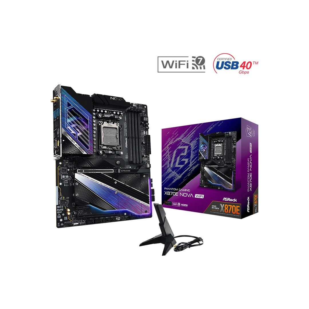 ジャンクQ4757　ASRock X870E NOVA WiFi ASRock X870E Nova WiFi Motherboard
