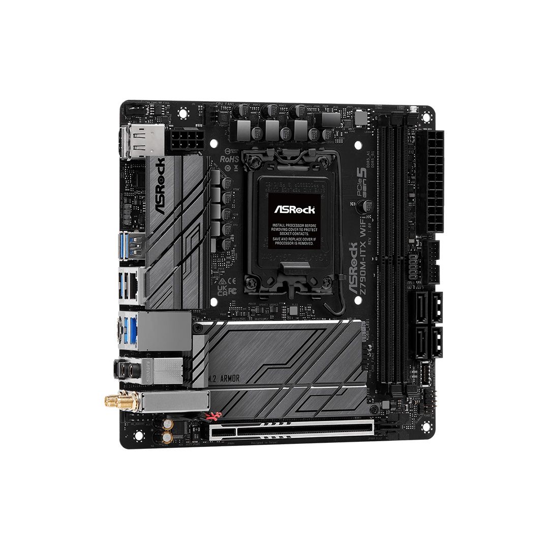 ASRock Z790M-ITX WiFi Mini-ITX Motherboard Intel 12th/13th Gen LGA