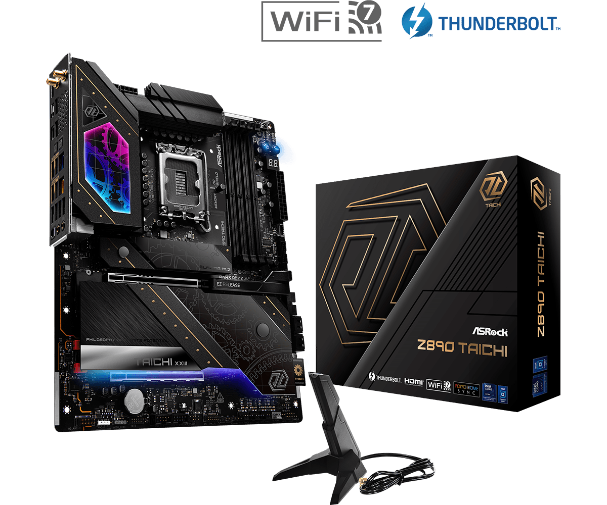 ASRock Z890 Taichi ATX Motherboard Intel Z890 Chipset LGA1851 4x