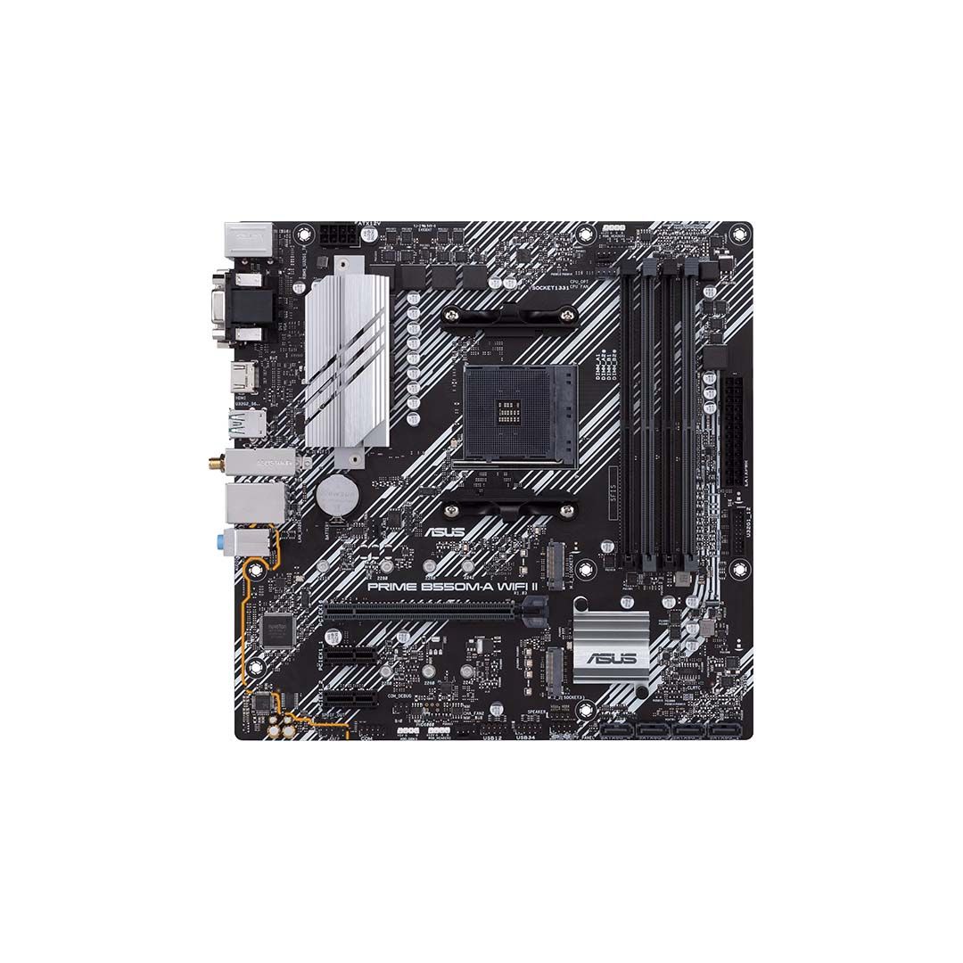 ASUS PRIME B550M-A WIFI II m-ATX Motherboard B550 Chipset AMD AM4
