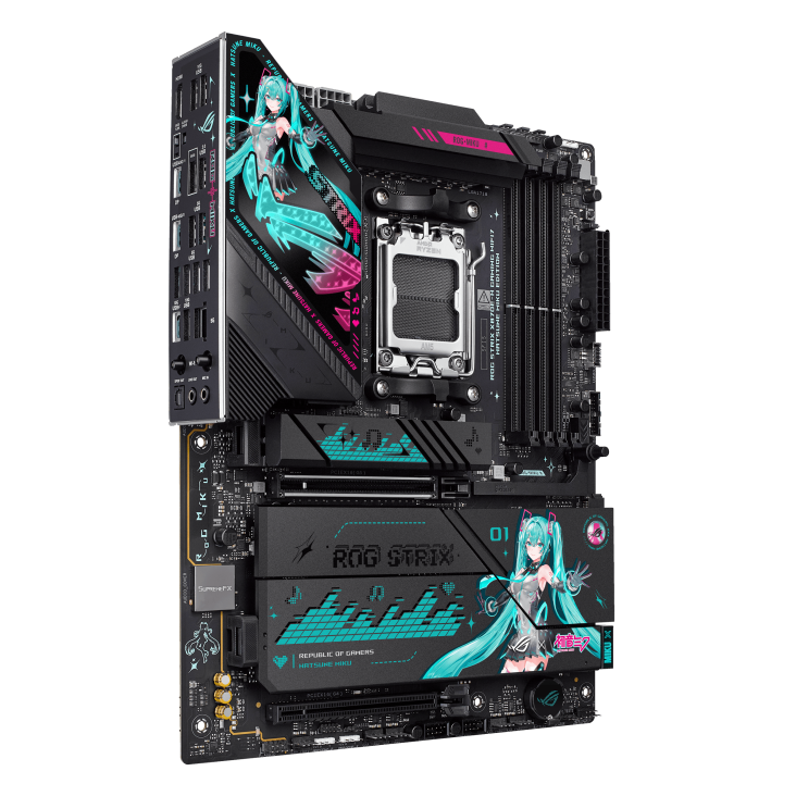 ROG STRIX X870-H RO姬 ASUS ROG STRIX X870E-H GAMING WIFI7 HATSUNE MIKU EDITION AMD X870E