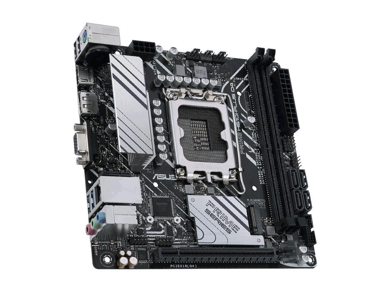 ASUS PRIME H610I-PLUS D4-CSM Mini ITX Motherboard Intel H610