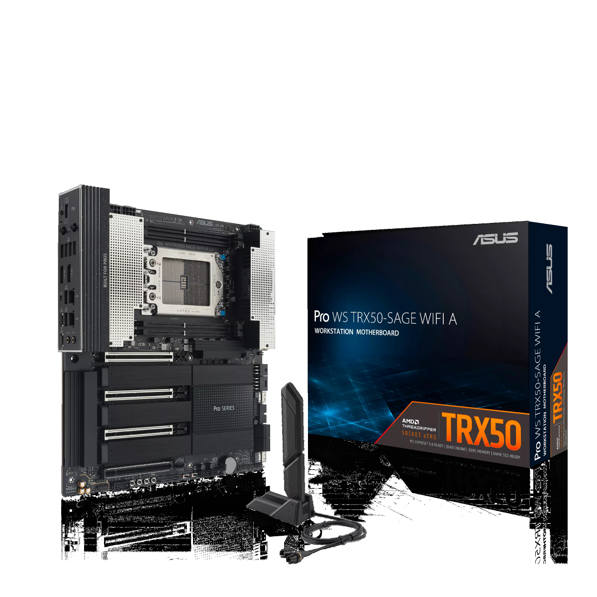 ASUS PRO WS TRX50-SAGE WIFI A CEB Workstation Motherboard Supports