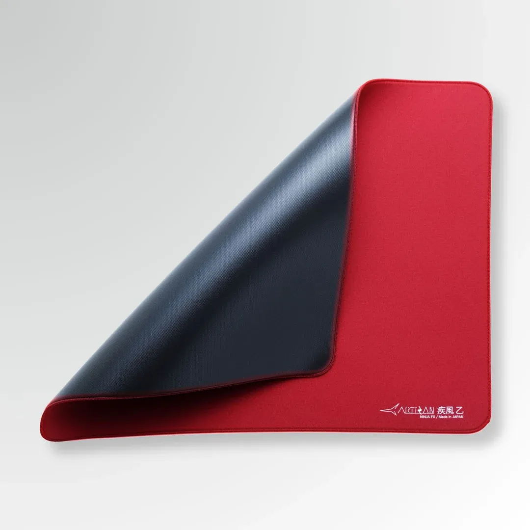Artisan FX-HYO2-SF-XL-R FX HAYATE-OTSU V2 SOFT XL Wine Red Mouse Pad
