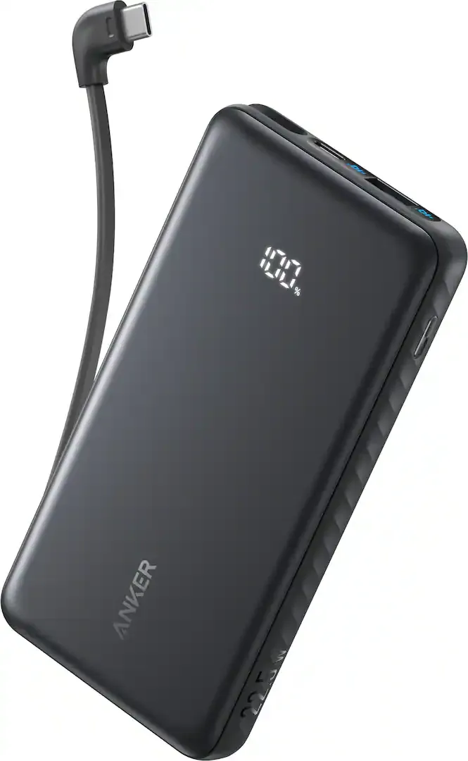 Anker A110DH11-1 Zolo Power Bank (10K 22.5W Built-In USB-C Cable)