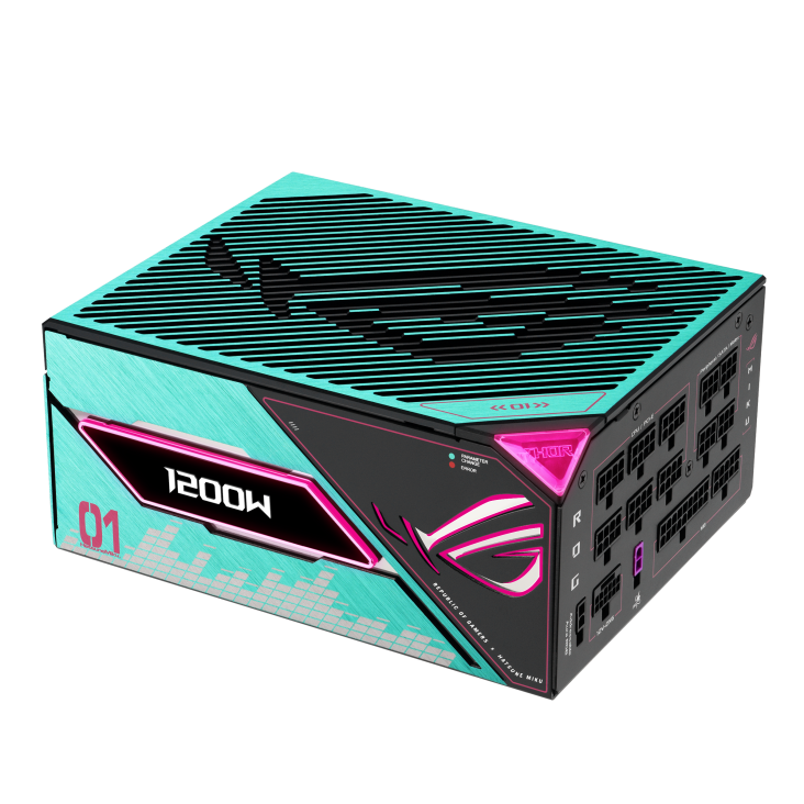 初音ミクX870E-H/ROG RYUO Ⅳ360/Thor 1200新品セット ASUS ROG-THOR-1200P3-MIKU ROG Thor 1200W Platinum Platinum III