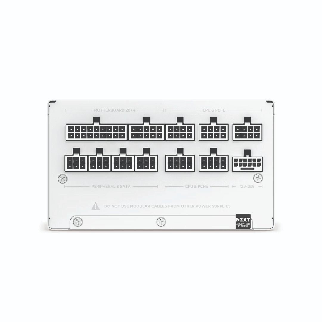 NZXT C1200 1200 Watt White 80+ Gold ATX 3.1 FullyModular ATX