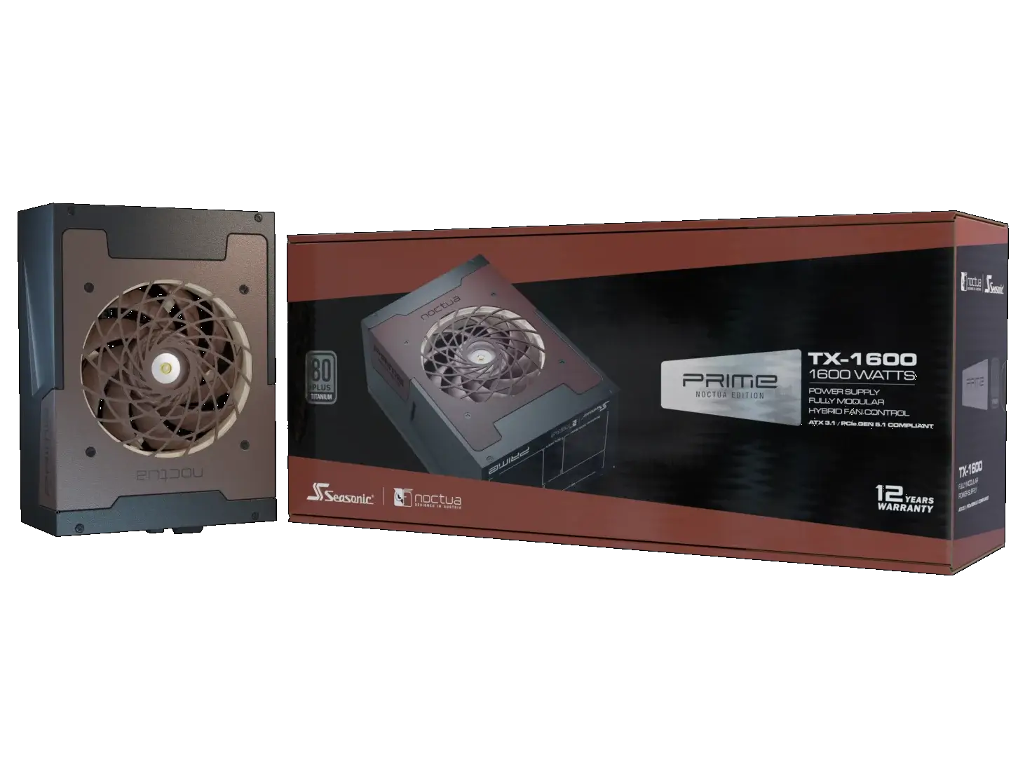 Seasonic Prime TX-1600 Noctua Edition 1600WUltra-Quiet Fully