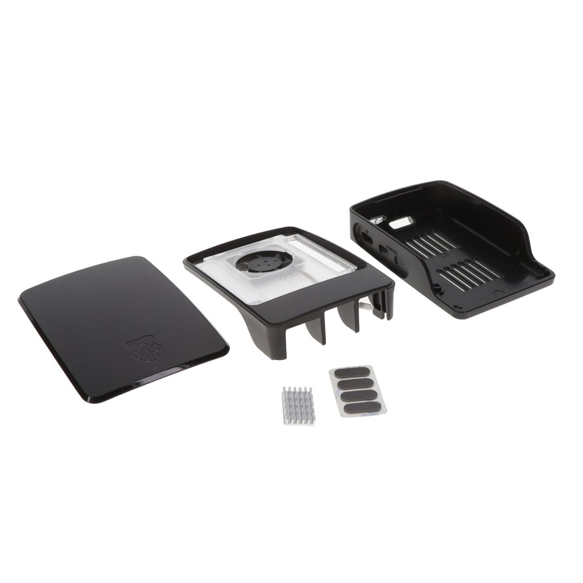 Raspberry Pi 5 / 4GB + 公式ケース(ブラック)+アダプター Raspberry Pi 5 Official Case Plastic Black