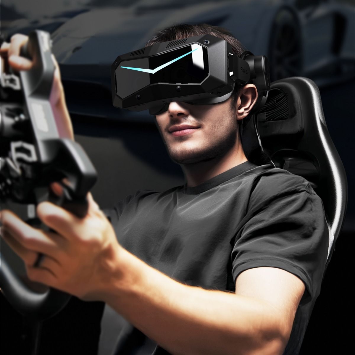 Pimax Crystal Super 57PPD QLED Virtual Reality Headset with