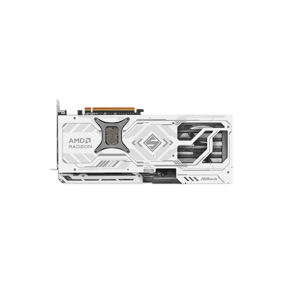 ASRock RX9070 SL 16GO Steel legend ホワイト Placa de Vídeo AsRock RX 9070 XT Steel Legend White 16GB GDDR6