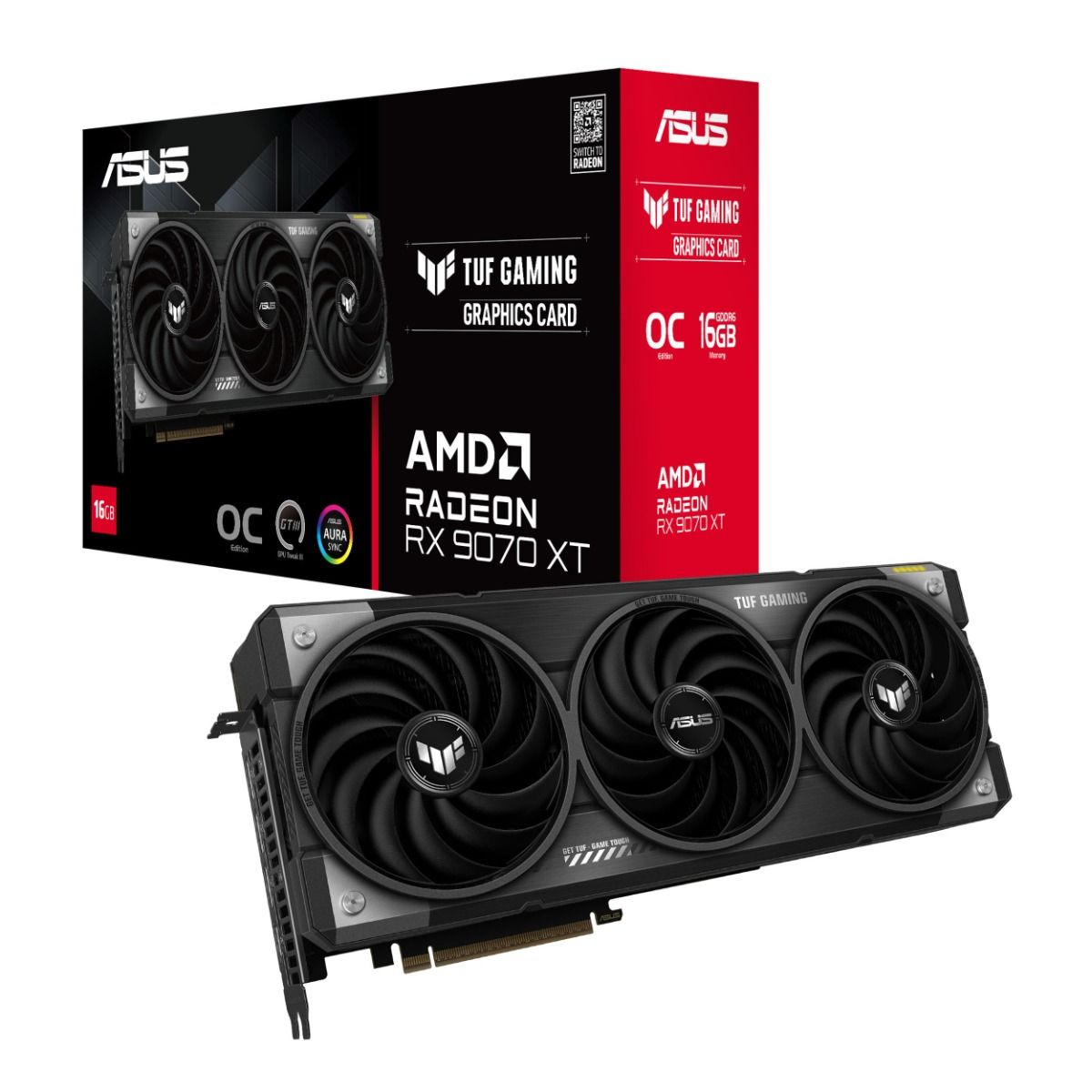 新品未開封品 TUF-RX9070XT-O16G-GAMING ASUS TUF-RX9070XT-O16G-GAMING TUF Gaming Radeon RX 9070 XT OC