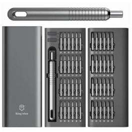 Grey Computer Screwdriver Set 51 in 1 Precision Screwdriver Set Grey