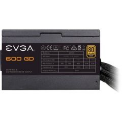 EVGA 600 GD 100-GD-0600-V1 600W 80 Plus Gold ATX12V Power Supply Heavy-duty protections DC-DC Converter improves 3.3V/5V stability