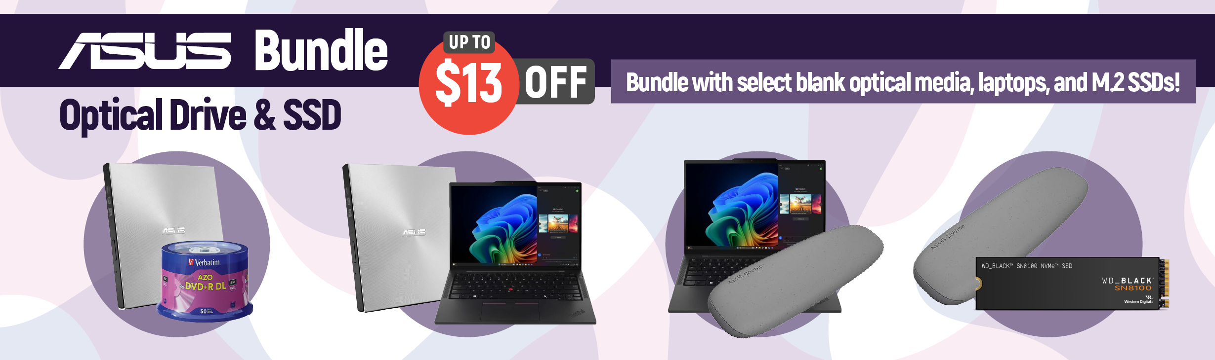 ASUS Optical Drive & SSDs Bundle