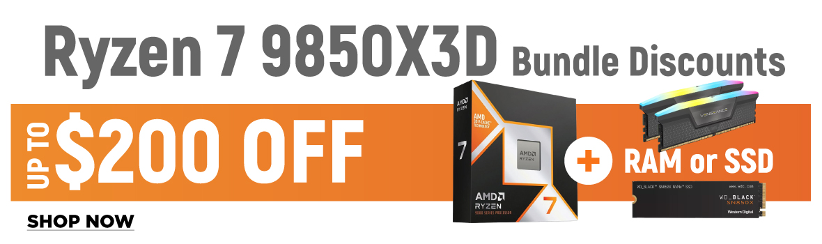AMD Ryzen 7 9850X3D Bundle