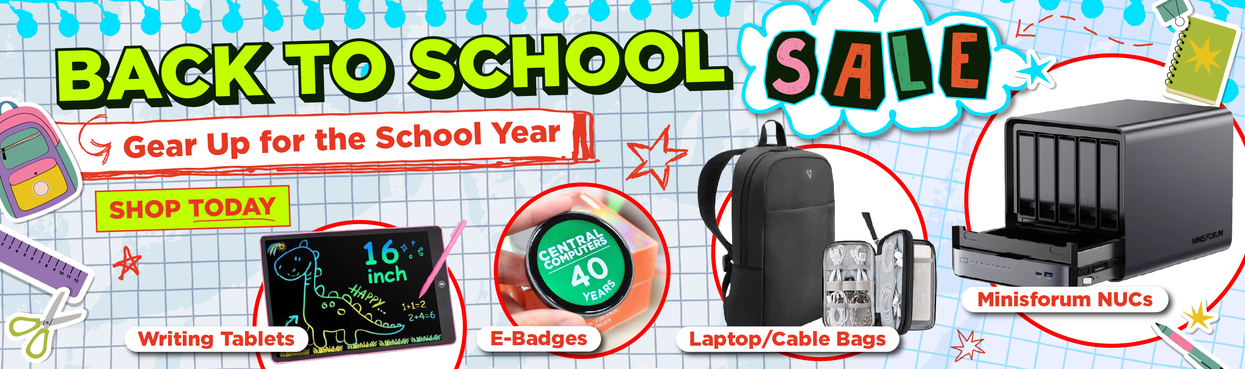 Back to School sale