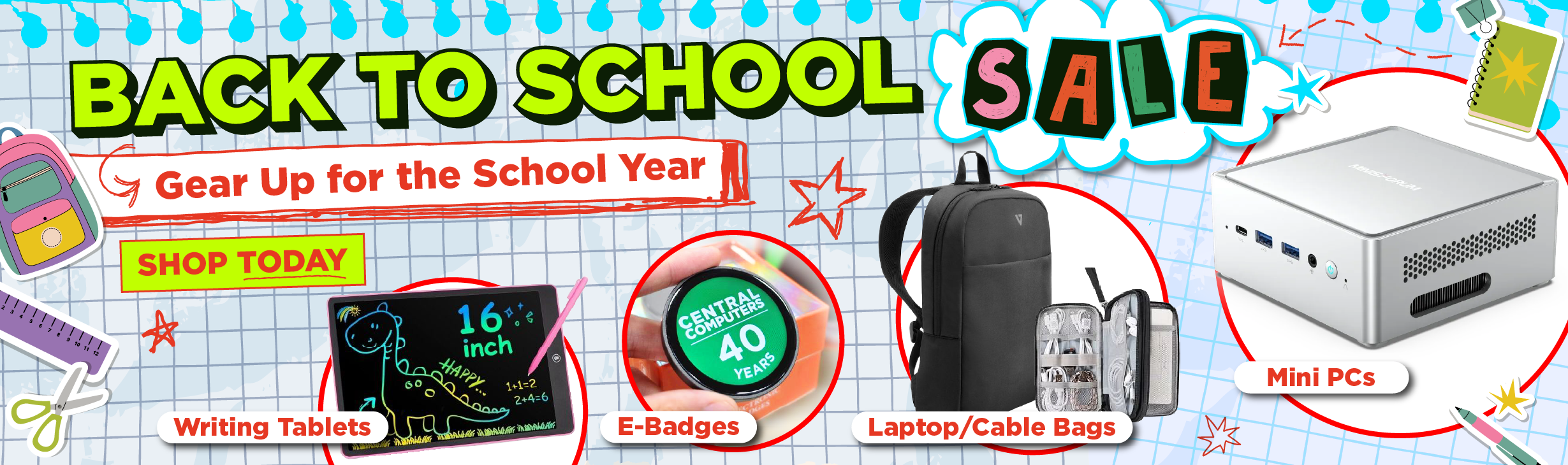 Back to School sale