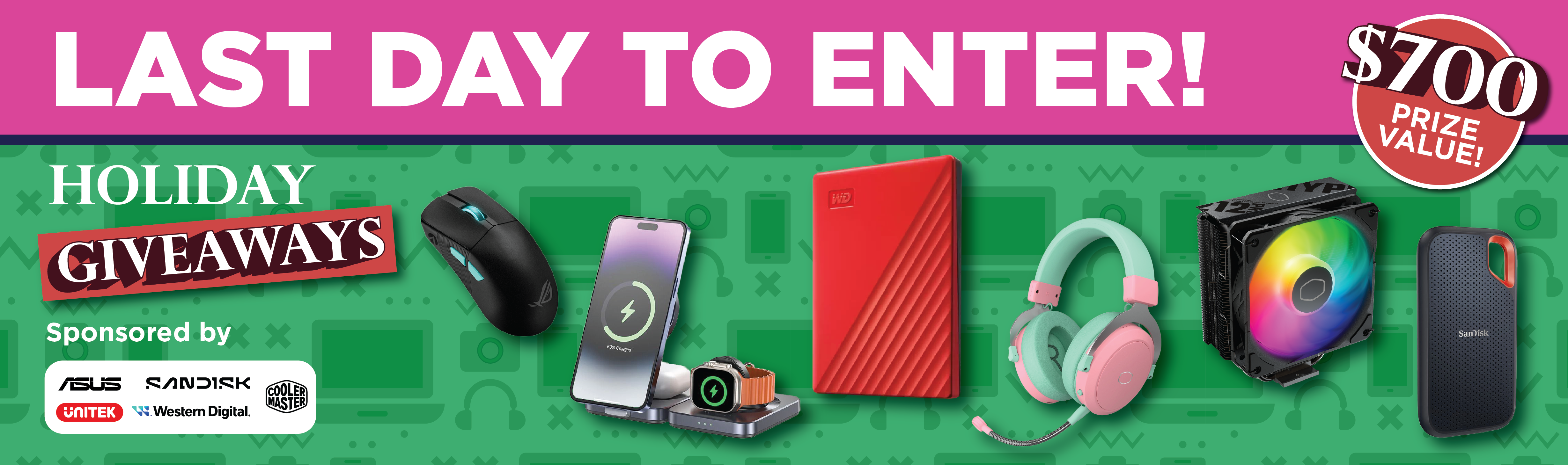 Last Day Holiday Giveaway