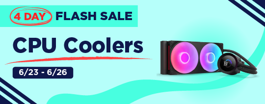 4-Day Flash Sale All CPU Coolers
