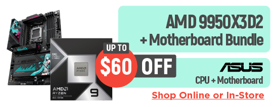 9950X3D2 CPU + Asus Motherboard Bundle Sale May 2026