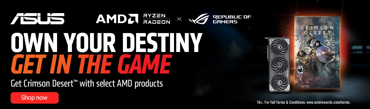ASUS AMD Radeon Crimson Desert Game Bundle Central Computers