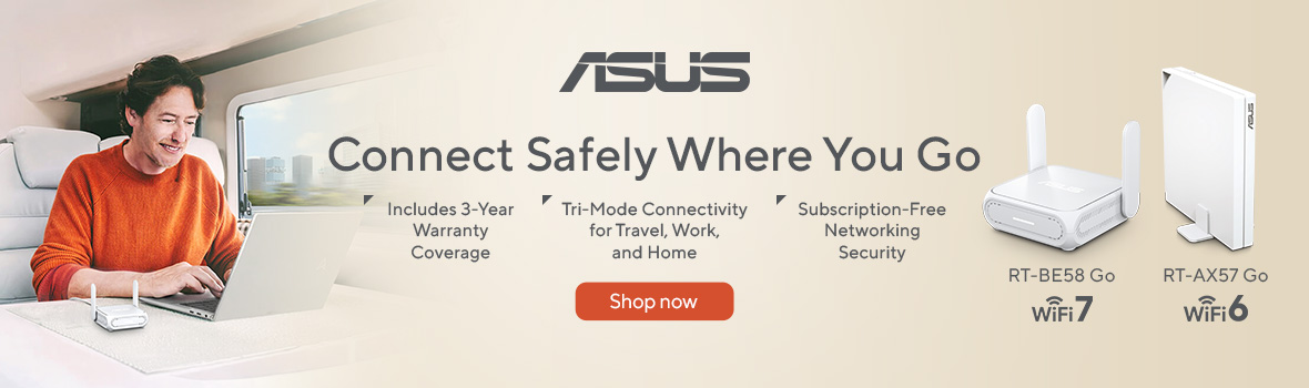 Shop ASUS RT-BE58 Go Travel Router and More