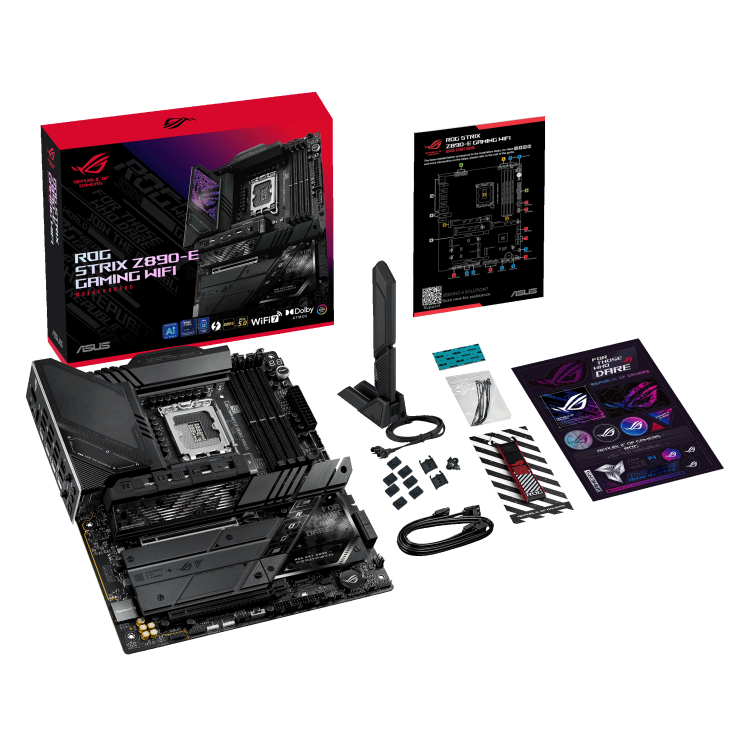 ROG STRIX Z890-E GAMING WIFI Package Contents