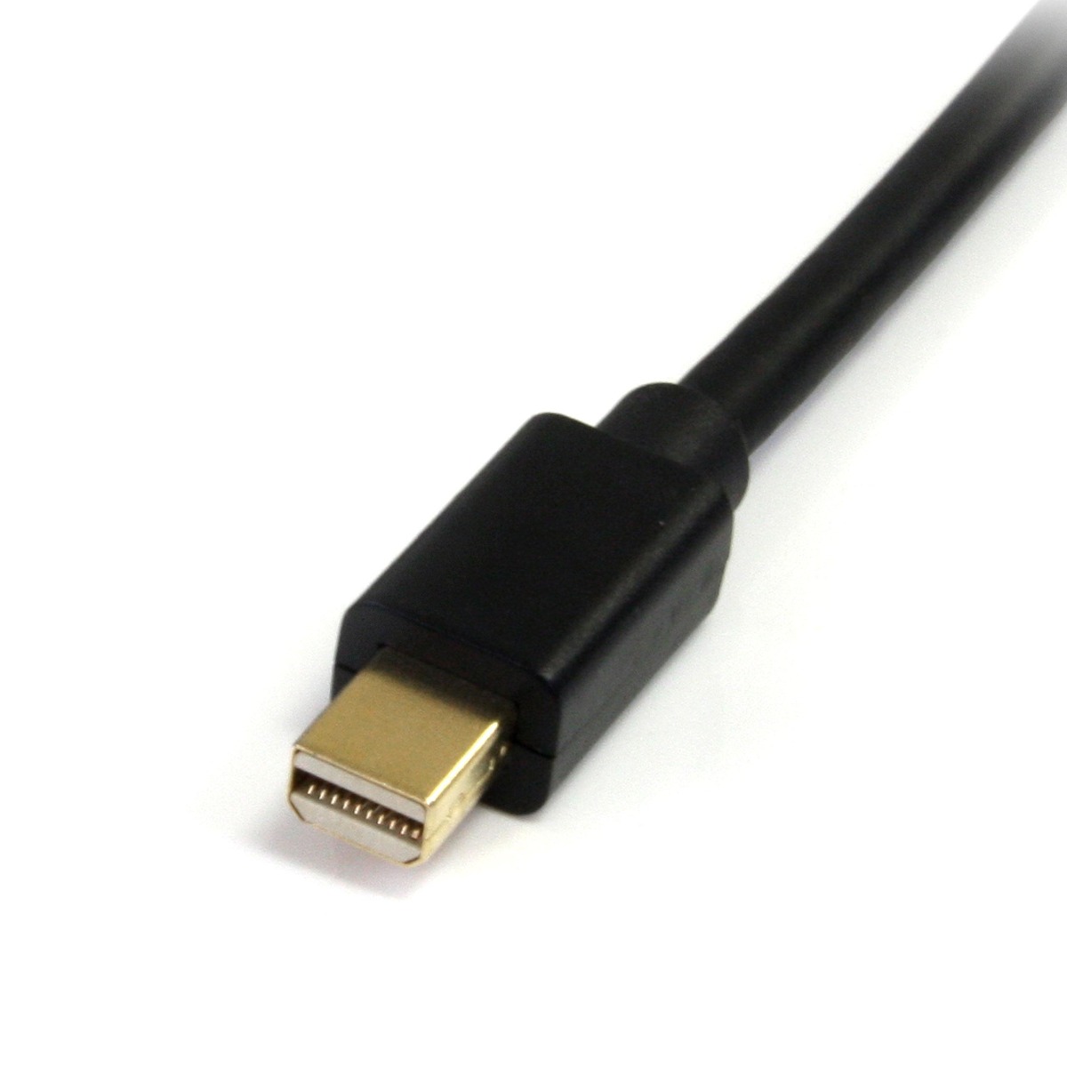 mini DisplayPort cable end top view