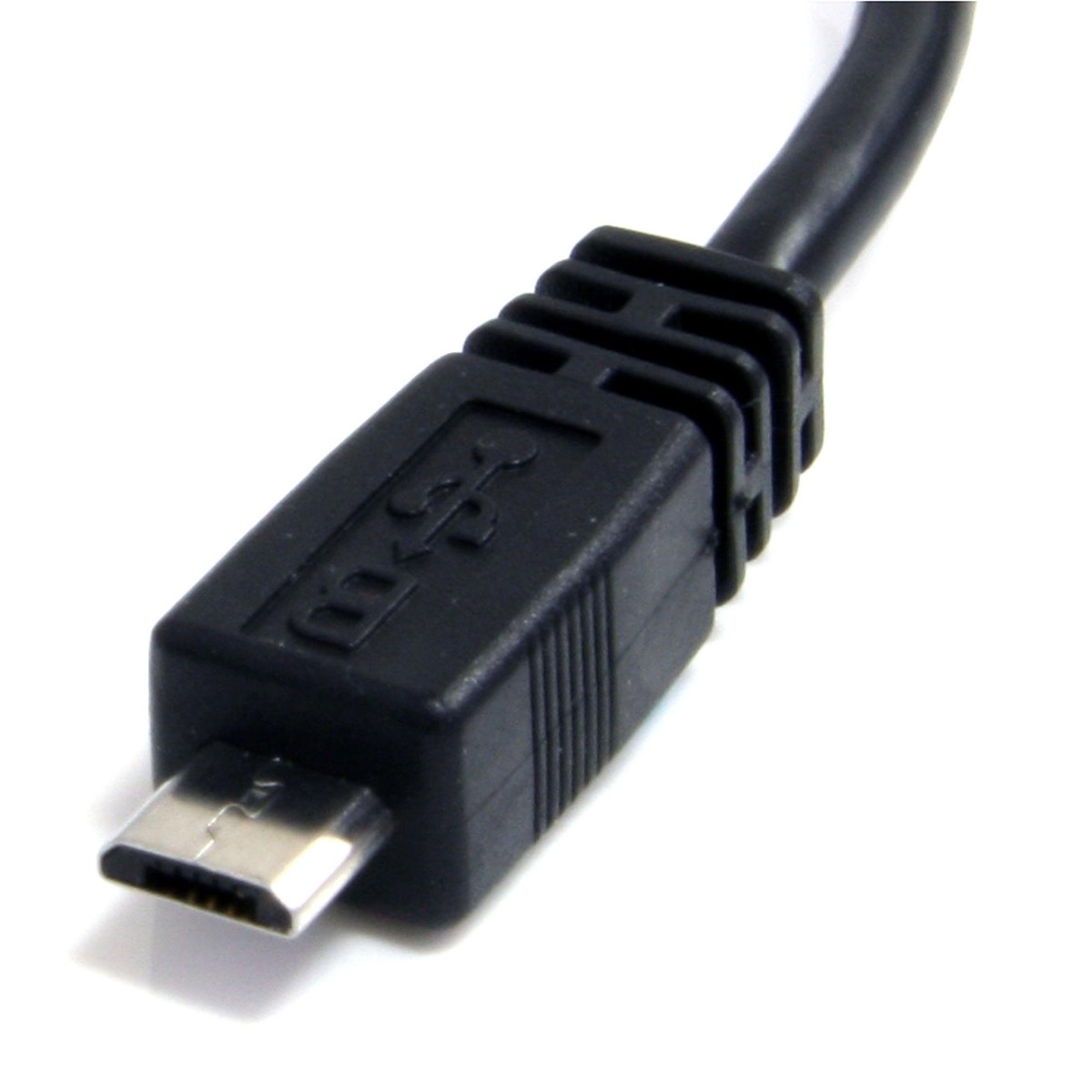 microUSB cable side view